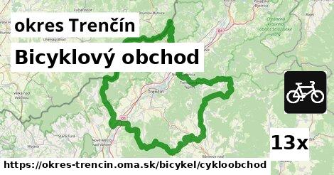 Bicyklový obchod, okres Trenčín