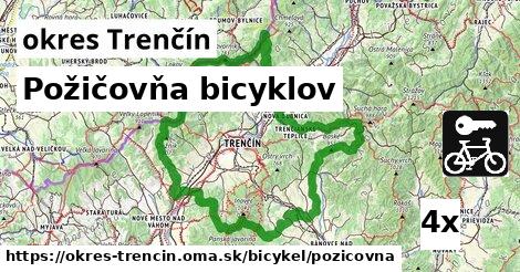 požičovňa bicyklov v okres Trenčín