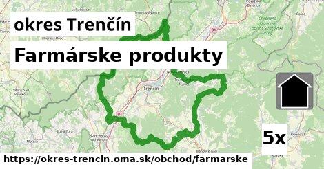 farmárske produkty v okres Trenčín