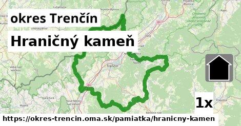 Hraničný kameň, okres Trenčín