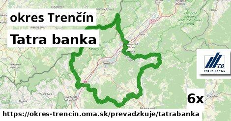 Tatra banka, okres Trenčín