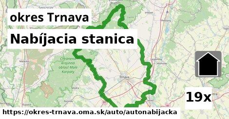 Nabíjacia stanica, okres Trnava