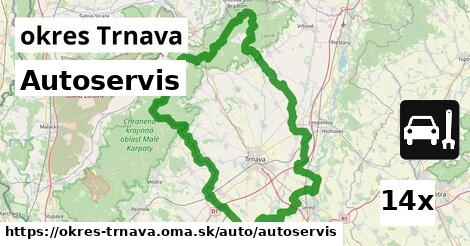 Autoservis, okres Trnava