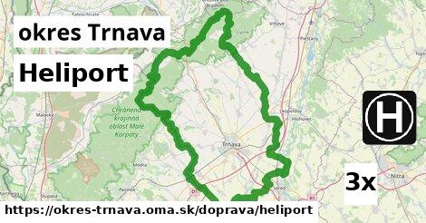 Heliport, okres Trnava