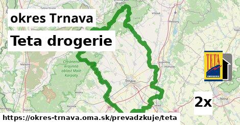 Teta drogerie, okres Trnava