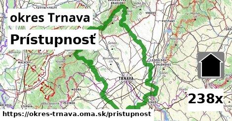 prístupnosť v okres Trnava