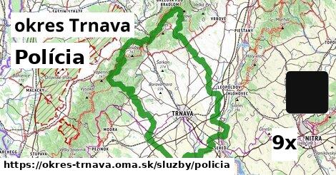 Polícia, okres Trnava