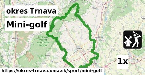Mini-golf, okres Trnava
