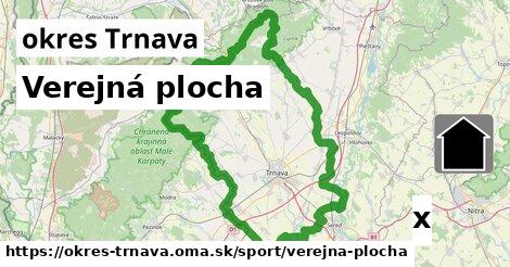 Verejná plocha, okres Trnava