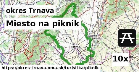 Miesto na piknik, okres Trnava