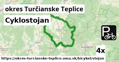 Cyklostojan, okres Turčianske Teplice