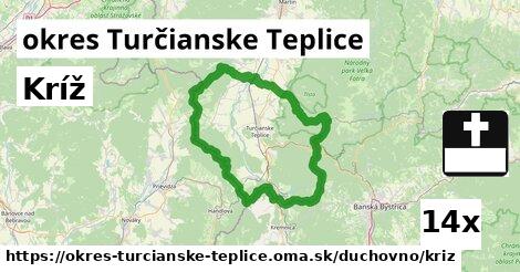 Kríž, okres Turčianske Teplice