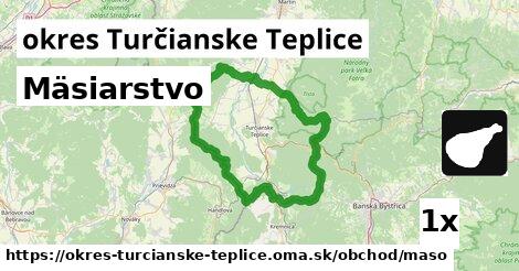 Mäsiarstvo, okres Turčianske Teplice