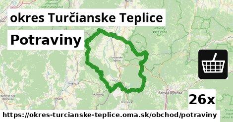 Potraviny, okres Turčianske Teplice