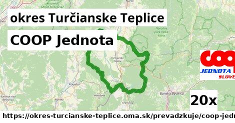 COOP Jednota, okres Turčianske Teplice