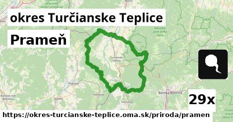 Prameň, okres Turčianske Teplice