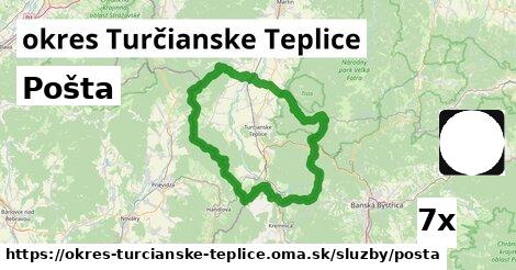 Pošta, okres Turčianske Teplice