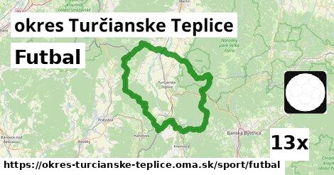 Futbal, okres Turčianske Teplice