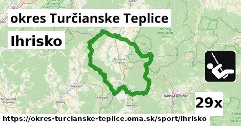 Ihrisko, okres Turčianske Teplice