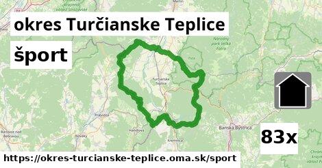 šport v okres Turčianske Teplice