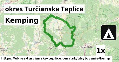 Kemping, okres Turčianske Teplice