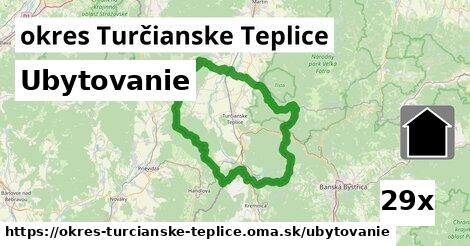 ubytovanie v okres Turčianske Teplice