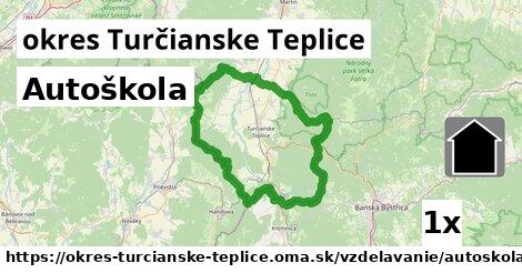 Autoškola, okres Turčianske Teplice