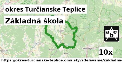 Základná škola, okres Turčianske Teplice