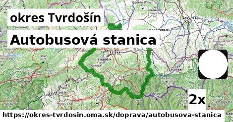 Autobusová stanica, okres Tvrdošín