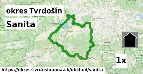 sanita v okres Tvrdošín