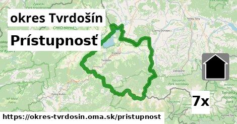 prístupnosť v okres Tvrdošín