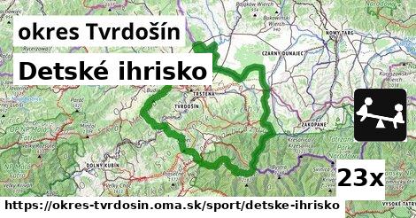 Detské ihrisko, okres Tvrdošín