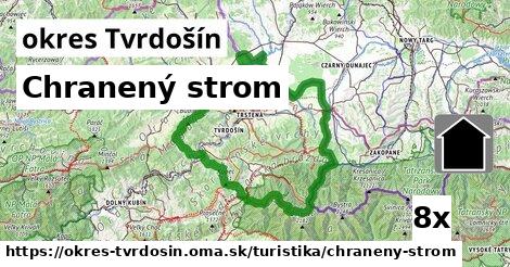 Chranený strom, okres Tvrdošín