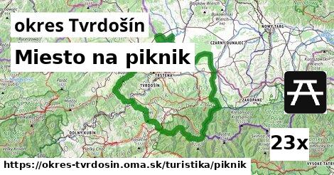 Miesto na piknik, okres Tvrdošín