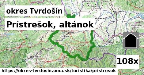 Prístrešok, altánok, okres Tvrdošín