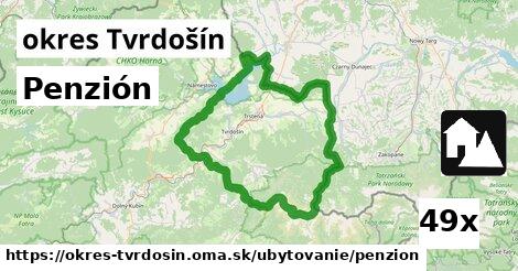 Penzión, okres Tvrdošín