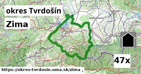 zima v okres Tvrdošín