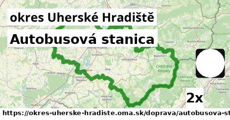 Autobusová stanica, okres Uherské Hradiště