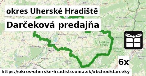 Darčeková predajňa, okres Uherské Hradiště