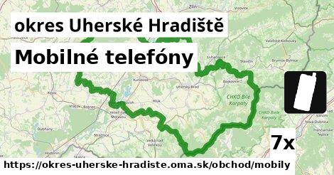 Mobilné telefóny, okres Uherské Hradiště