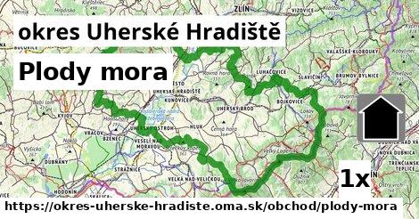 plody mora v okres Uherské Hradiště