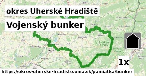 Vojenský bunker, okres Uherské Hradiště