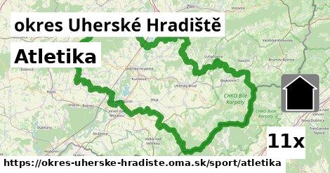 Atletika, okres Uherské Hradiště