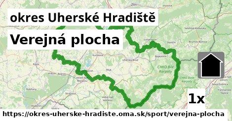 Verejná plocha, okres Uherské Hradiště