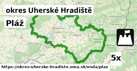 pláž v okres Uherské Hradiště