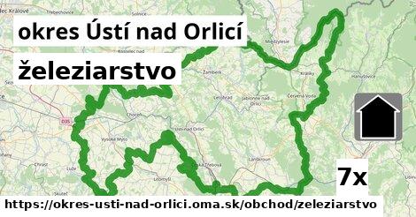 železiarstvo, okres Ústí nad Orlicí