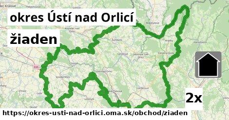 žiaden, okres Ústí nad Orlicí