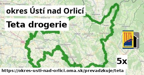 Teta drogerie, okres Ústí nad Orlicí