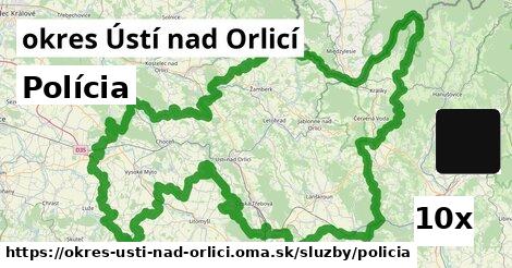 Polícia, okres Ústí nad Orlicí