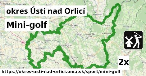 Mini-golf, okres Ústí nad Orlicí